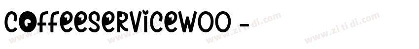 CoffeeServiceW00 字体转换